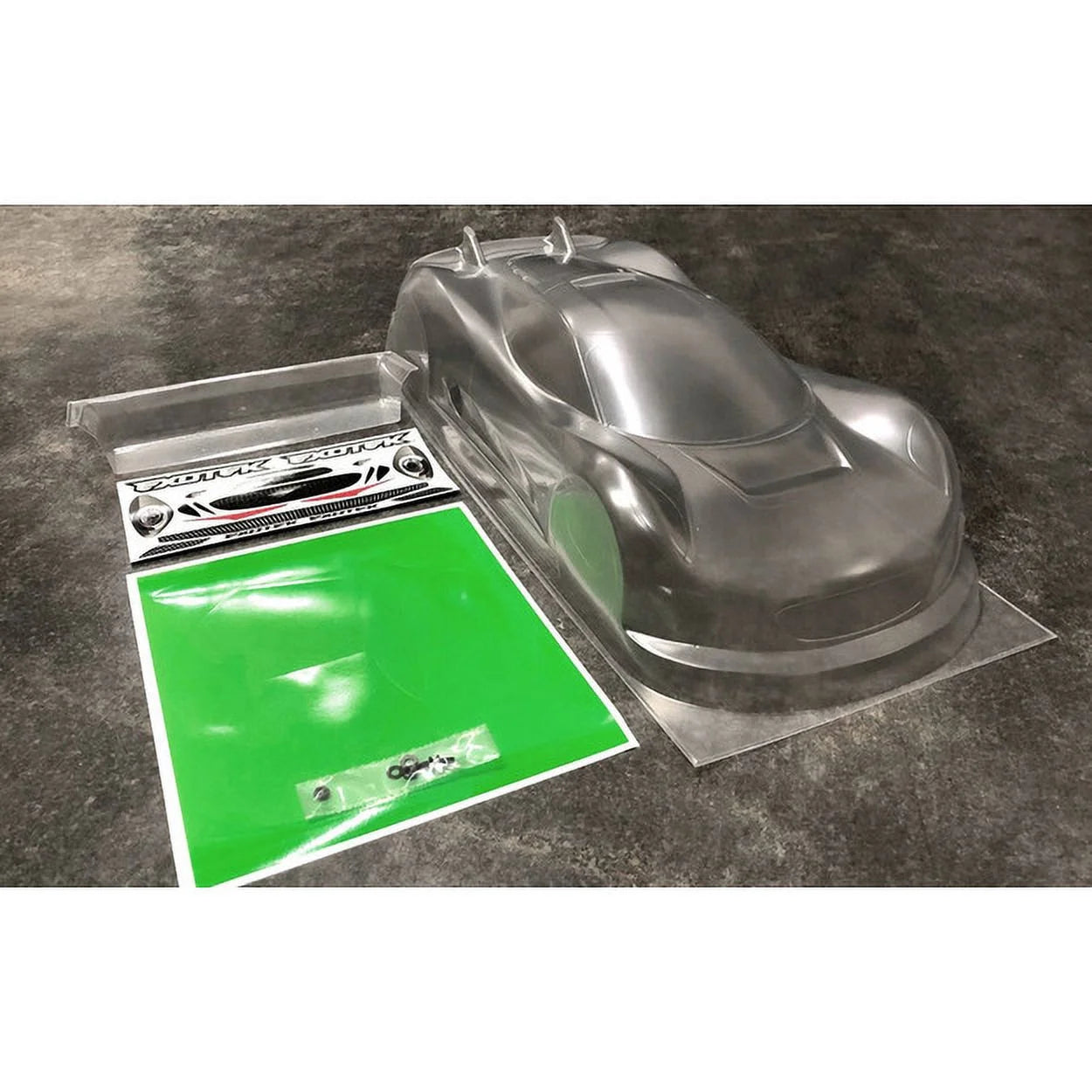 Clear Lexan 1-10 Race Body with Wing X539538