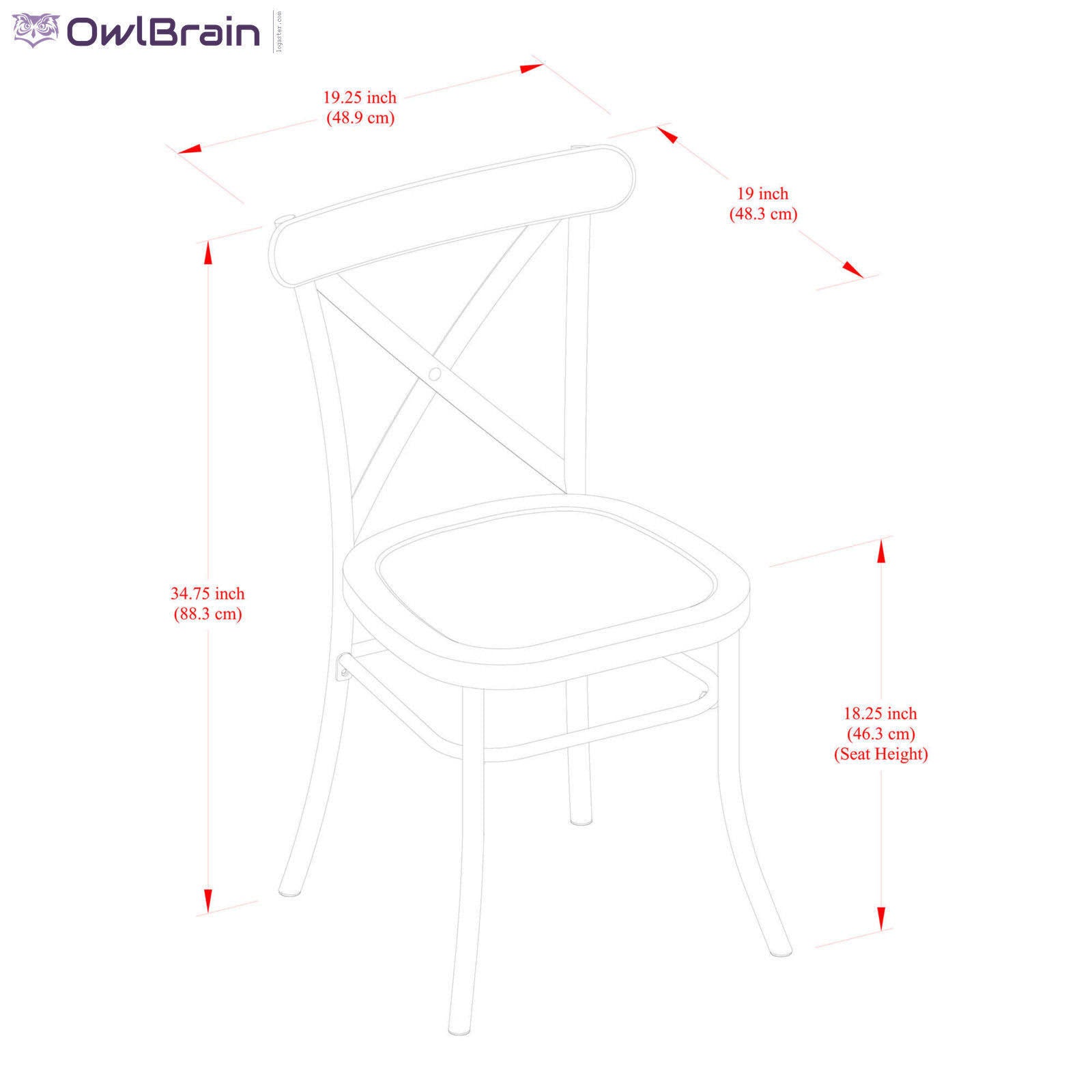 Distressed Green Dining Chair, Set of 2 B5329