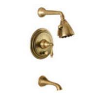 Weathered Brass Tub and Shower Trim Set W268