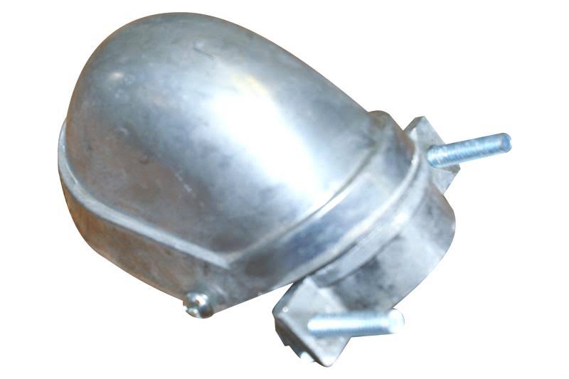 3-1/2x22 Die-Cast Alum Service Entrance Cap B78149