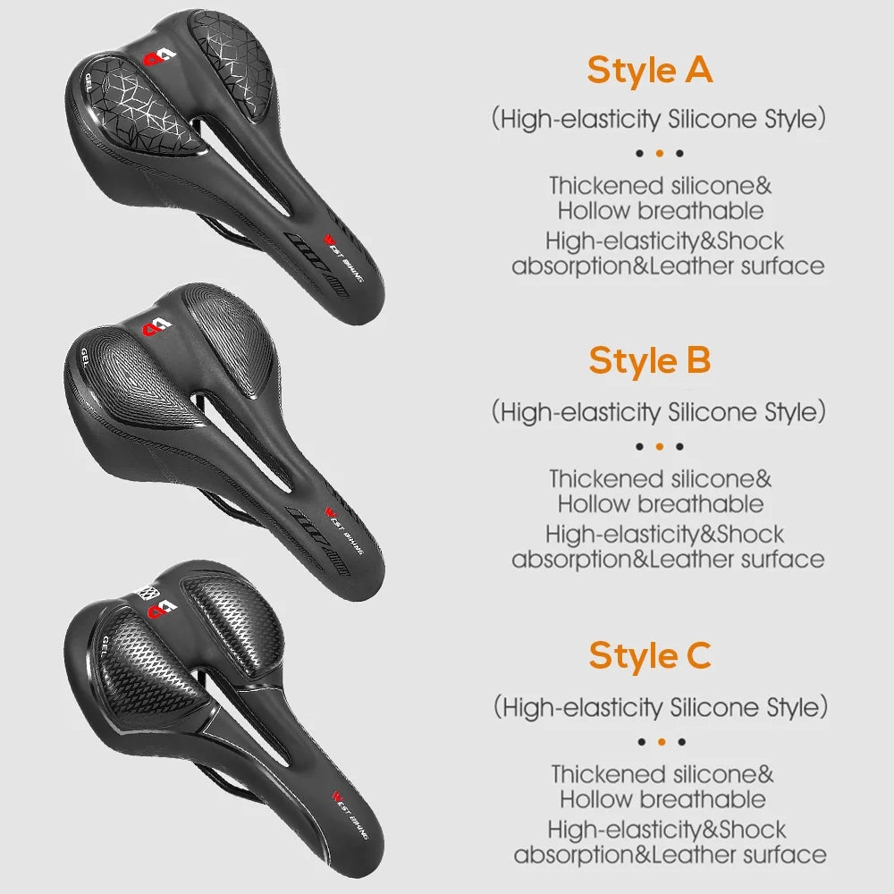 Bike Seat Cushion Padded Saddle V7161