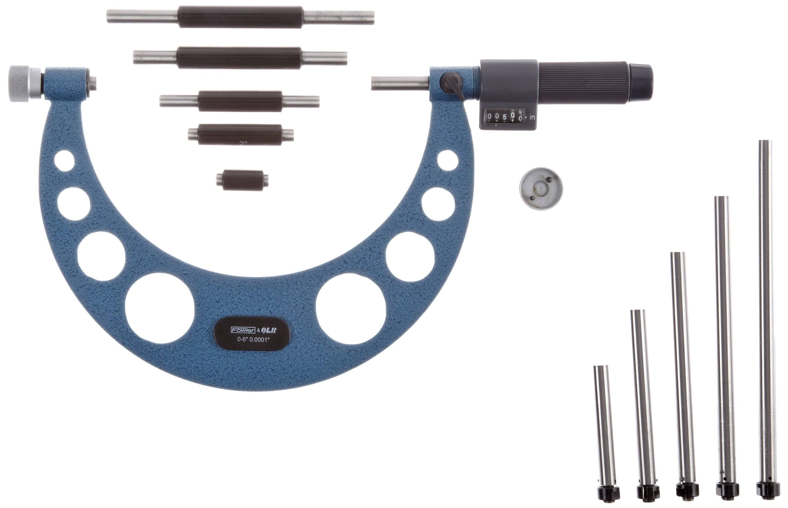 6 inch Interchangeable Anvil Micrometer J679
