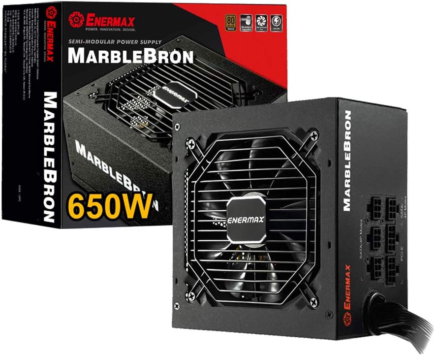 White 850W Semi-Modular ATX Power Supply C410489