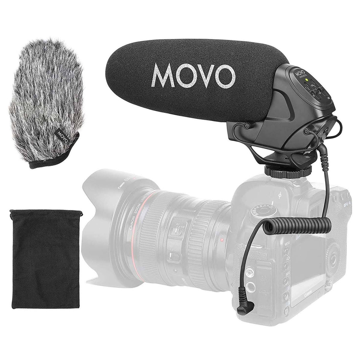 On-Camera Shotgun Microphone with 2-Step High-Pass Y8986