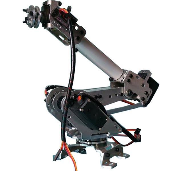 6DOF Aluminum Robot Arm Kit with 6 Pcs Servo B66237