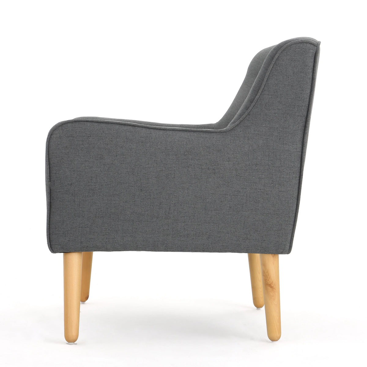 Charcoal Fabric Arm Chair W972