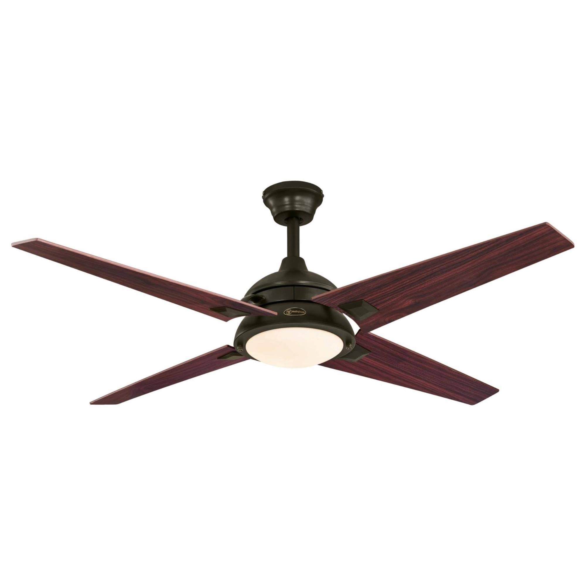52 inch Oil Rubbed Bronze Ceiling Fan with Light Kit Y407196
