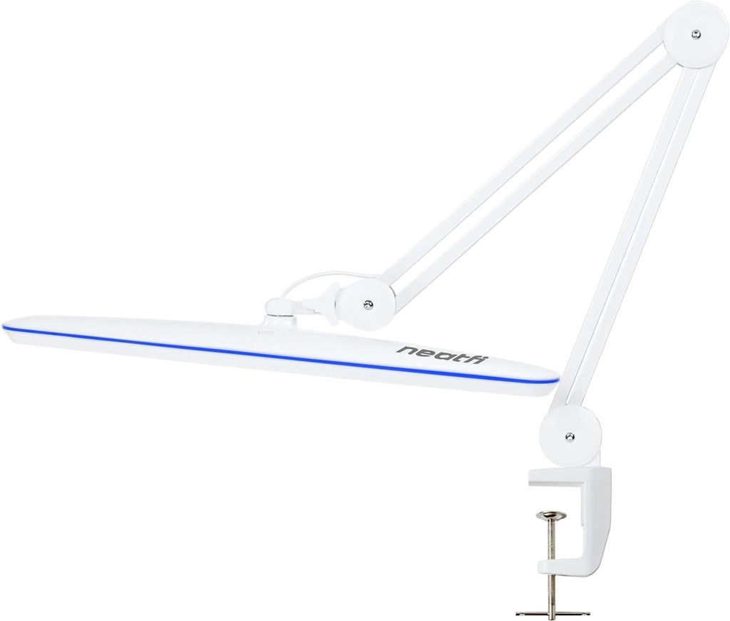 White LED Task Lamp with Clamp, 24W, 23 Inches S3012