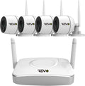 4CH Wireless NVR Security System with 1TB HDD & 4X 1080p Battery Operated Cameras with 2-Way Audio K778