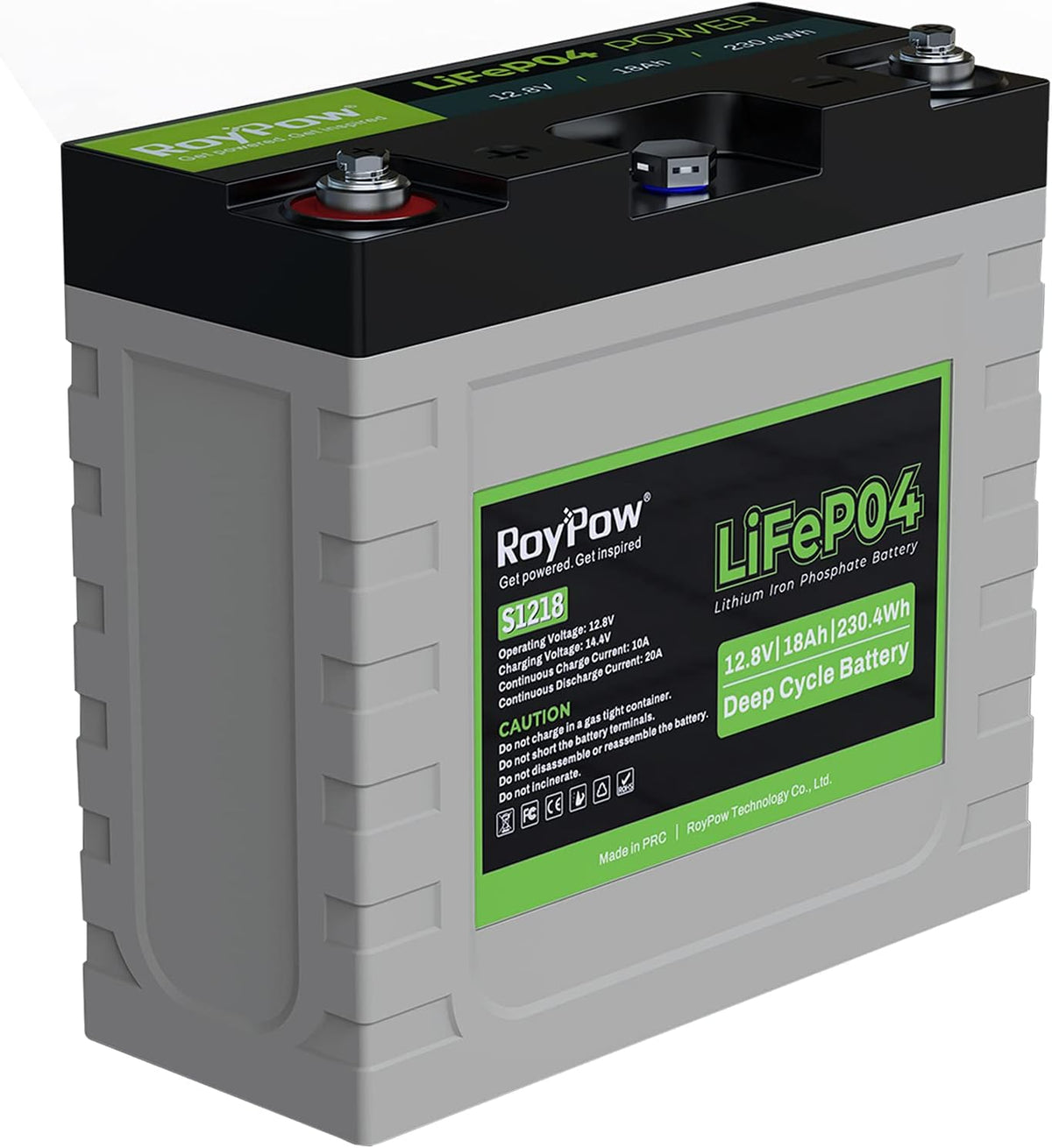 12V 18Ah Deep Cycle LiFePO4 Battery Rechargeable Lithium ion Batteries Built-in BMS O792993