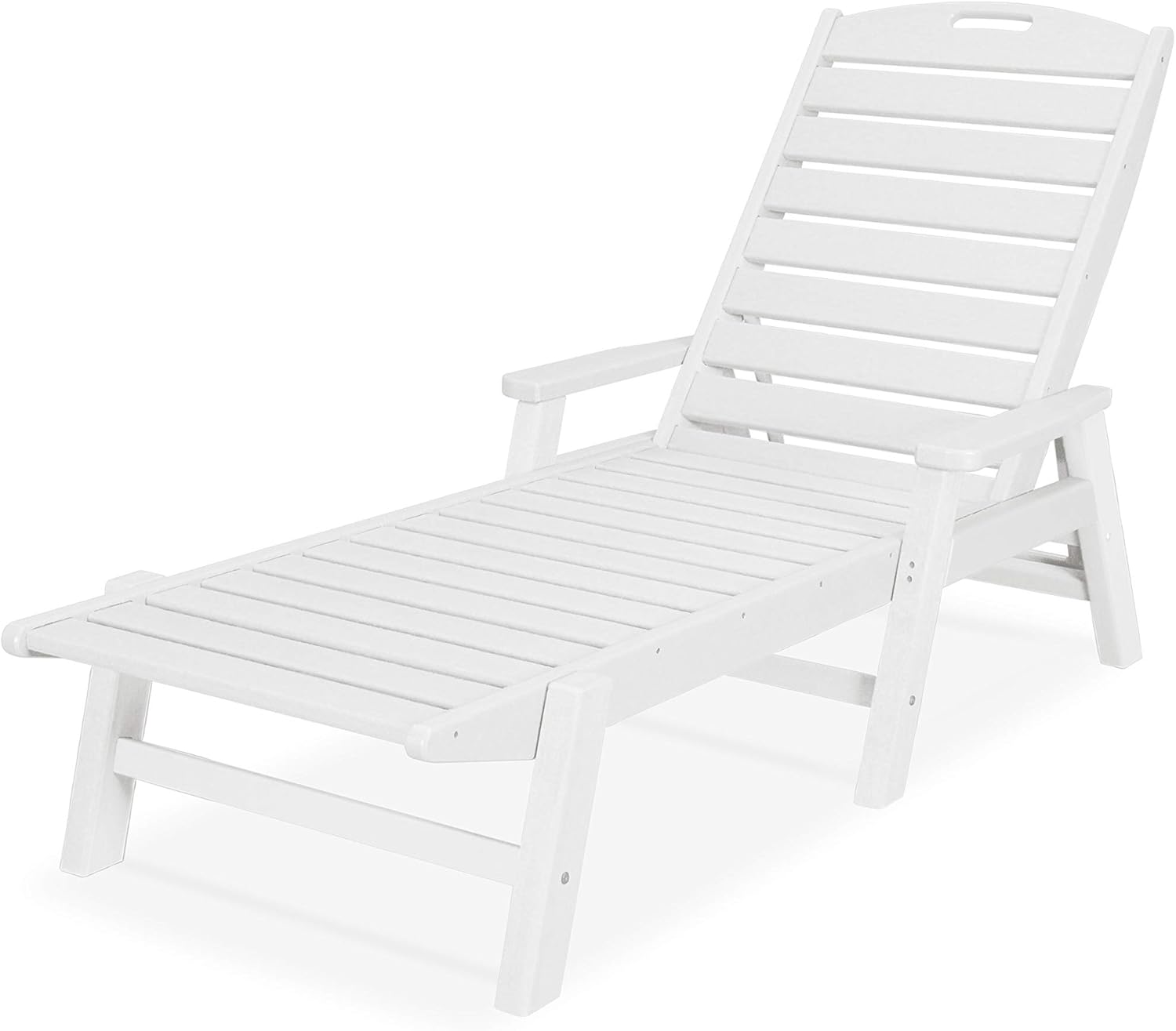White Nautical Arms Chaise V952