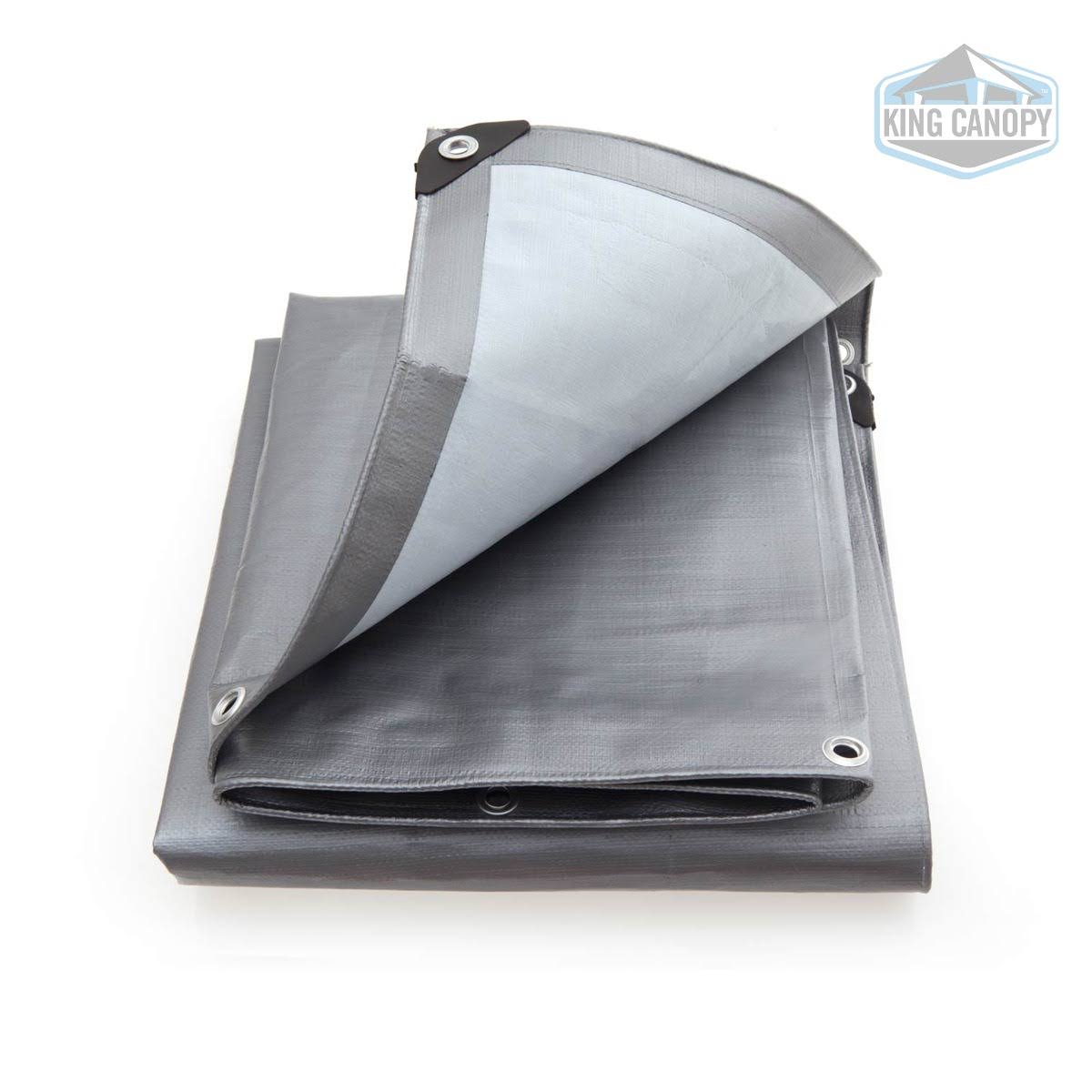 Silver/White Super Heavy Duty Tarp 40x60 O727