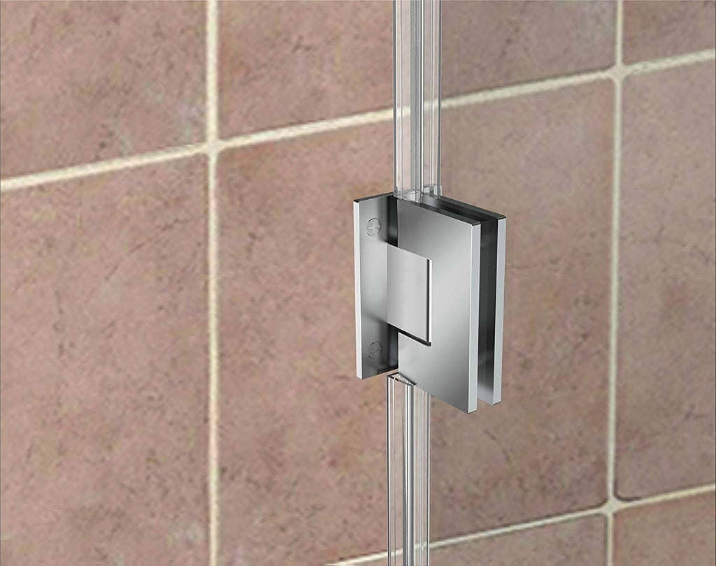 72x22 High x 36x22 Wide Frameless Shower Door Chrome T285