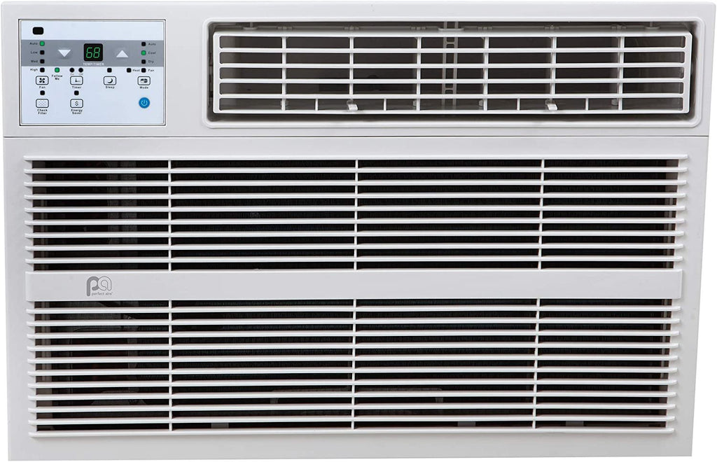12,000 BTU Window Air Conditioner with Electric Heater M157900