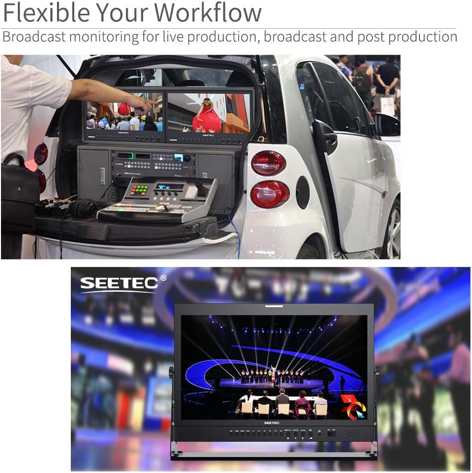 21.5 Inch Broadcast Production LCD Monitor 3G SDI 4K HDMI IPS Full HD S905652