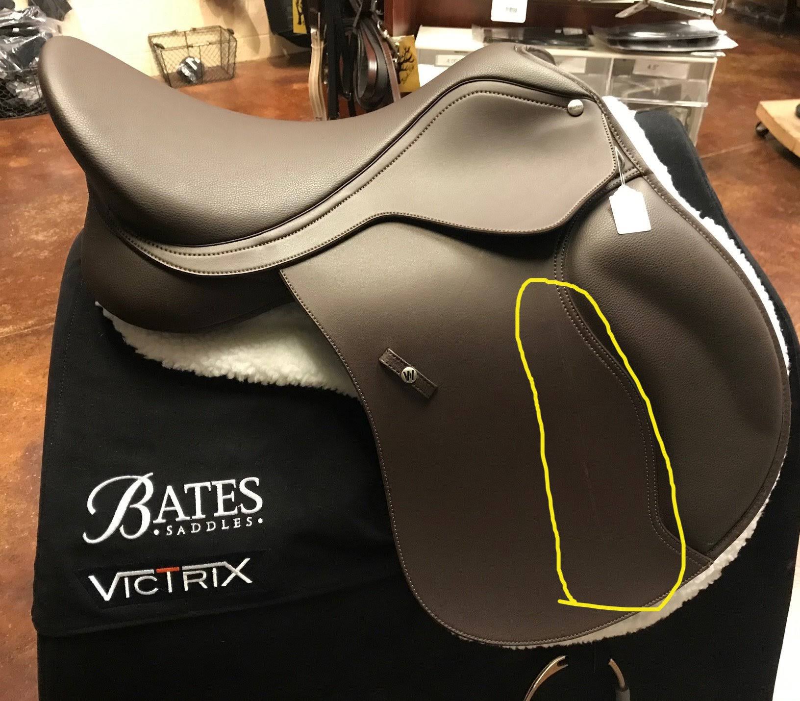 Brown Flocked All Purpose Saddle L987