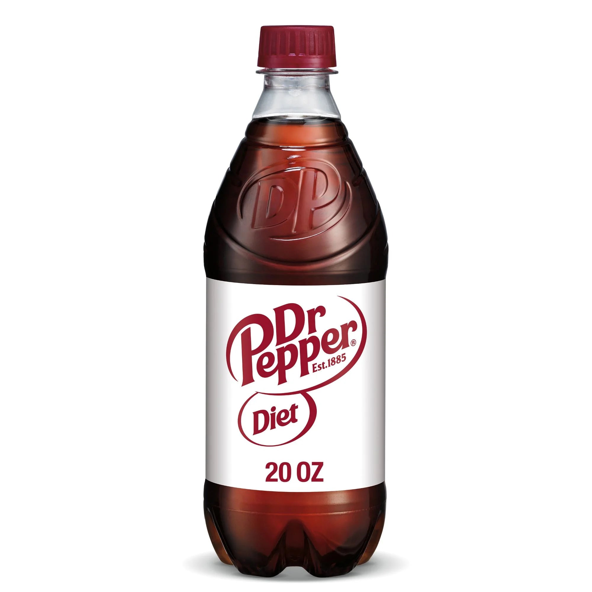 Diet Dr Pepper Soda 20oz Bottles, Quantity of 12 F52888