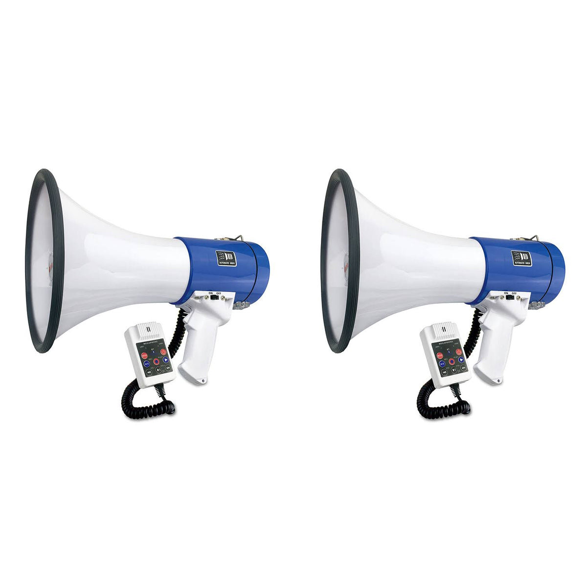 50W Rechargeable Megaphone Speaker with Built in Siren (2 Pack) R487951