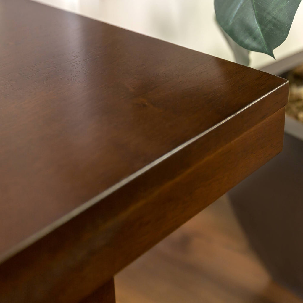Cappuccino Wood Dining Bench A366916