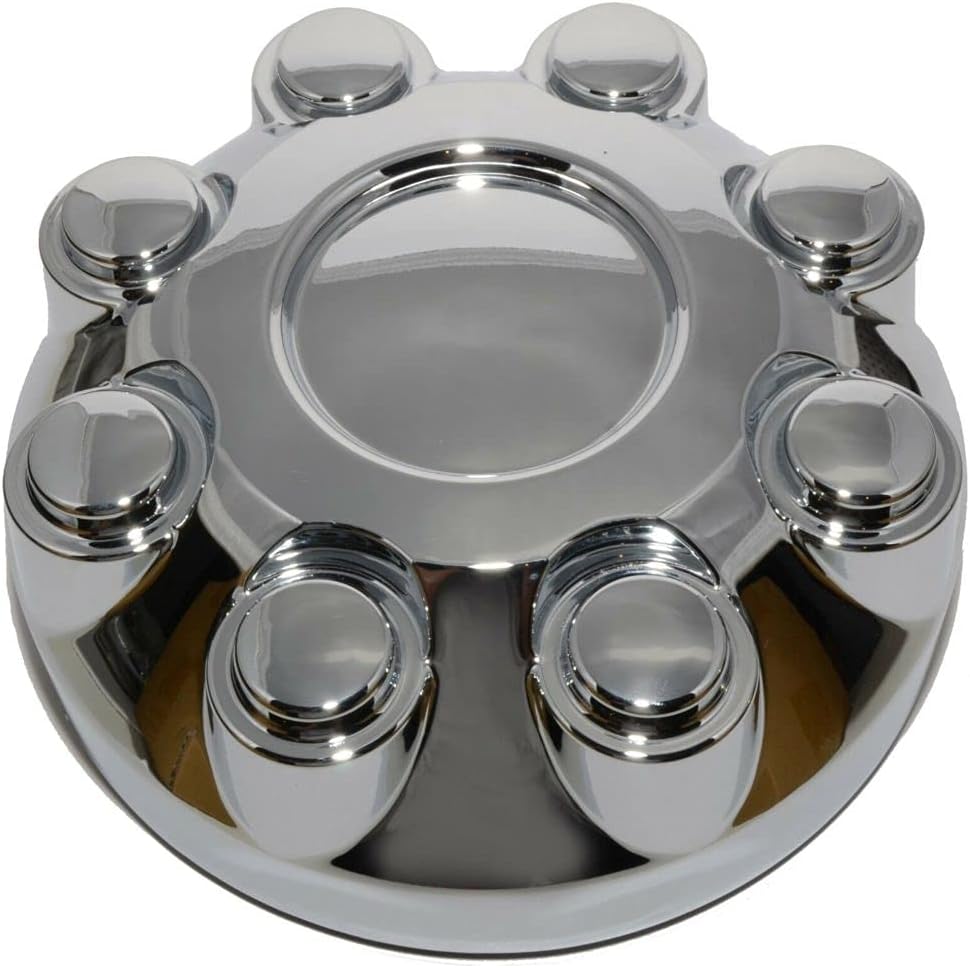 Chrome Wheel Hub Center Cap Set Q7566