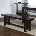Cappuccino Wood Dining Bench A366916