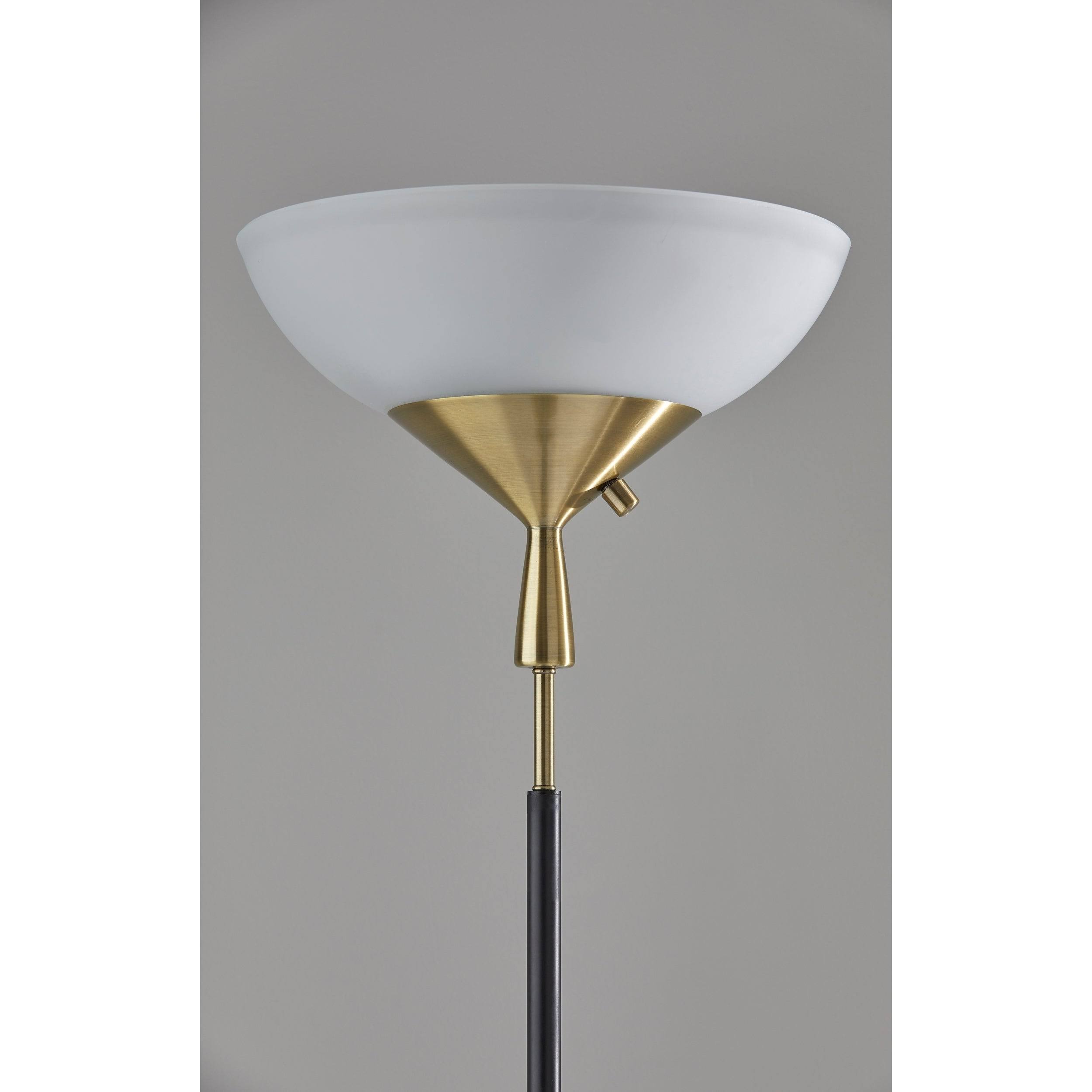Black Torchiere Lamp L957901