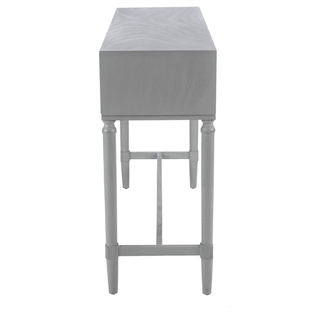 4 Drawer Console Table Distressed Grey Y203099