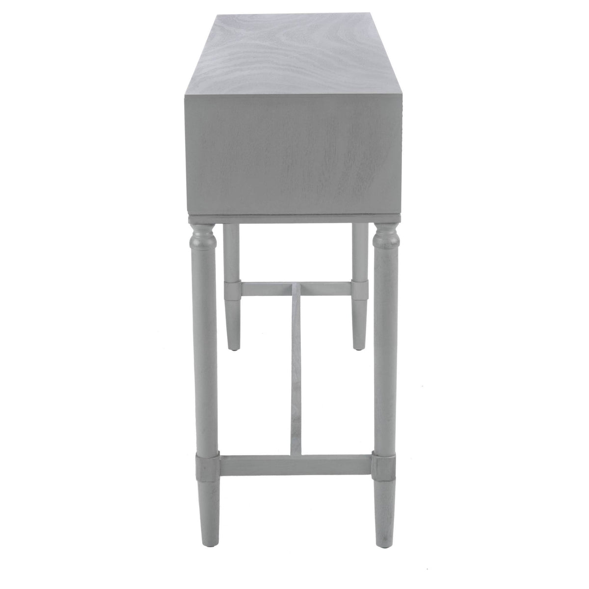 4 Drawer Console Table Distressed Grey Y203099
