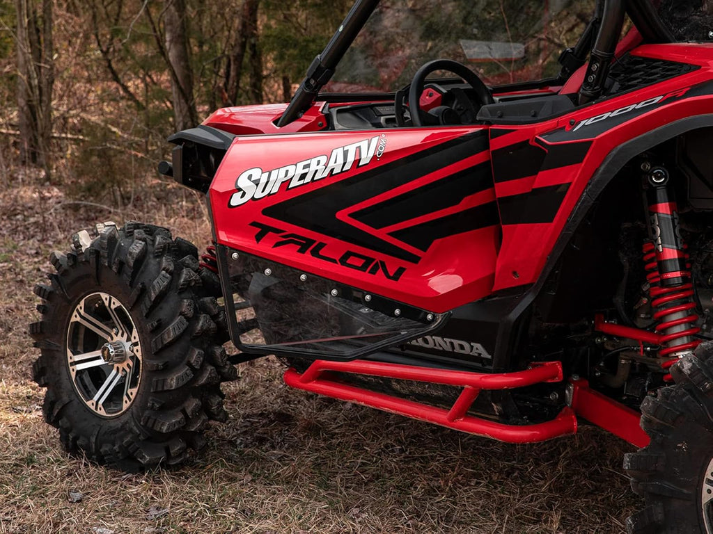 Clear Lower Doors for Honda Talon 1000X / 1000R / 1000X-4, 2 Front Lower Doors, 1/4” Clear Polycarbonate H463676