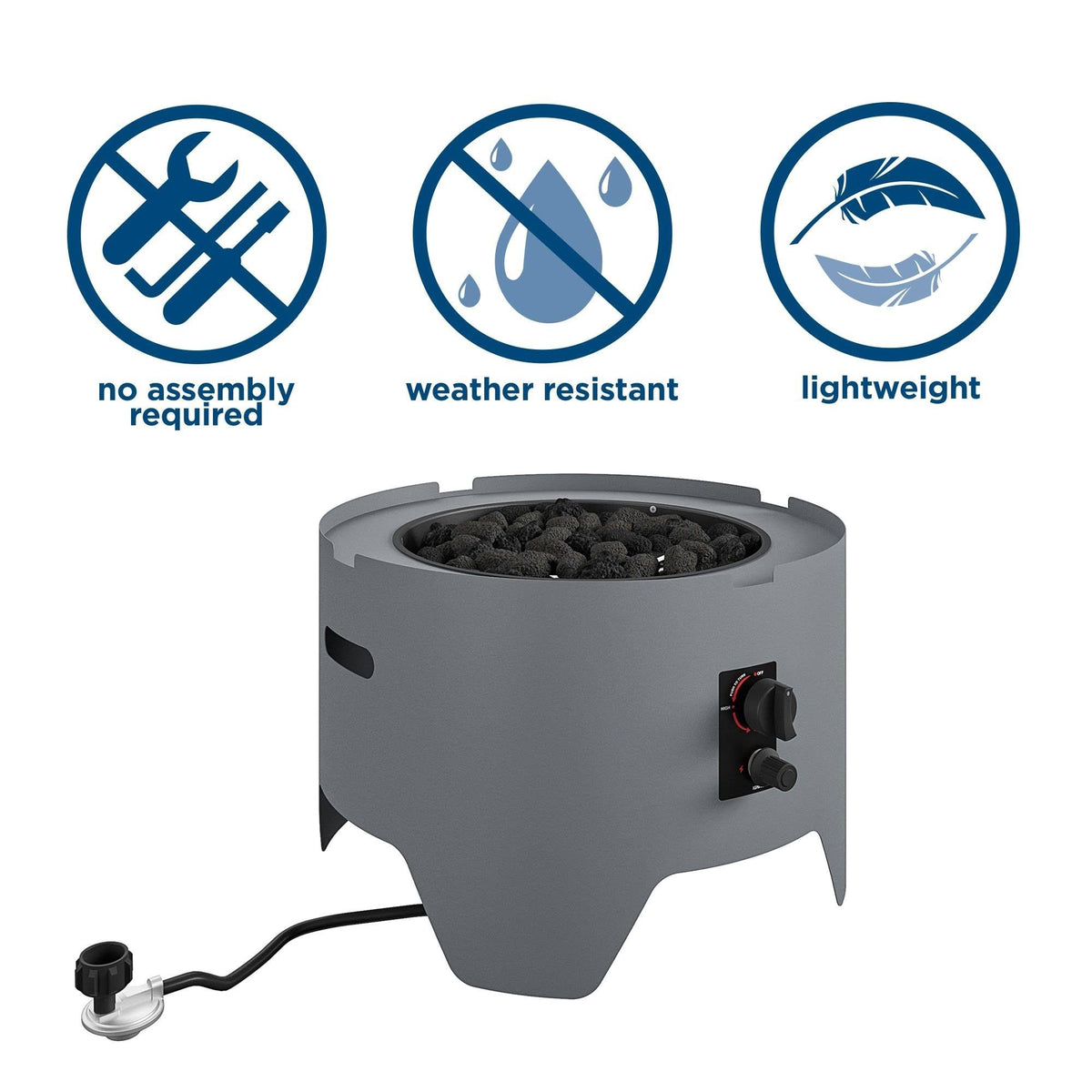 White Fire Pit M4208