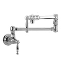 Aged Brass Wall Mount Pot Filler U4965