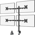 Quad Monitor Desk Mount, Black, Pack of 2 N9929