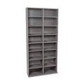 25 inchx54 inch Adjustable Wood Media Storage Shelf Bookcase Y6343