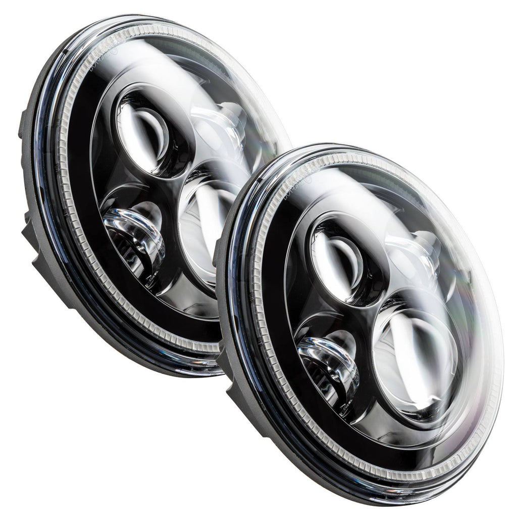 Black Bezel LED Headlights L9669