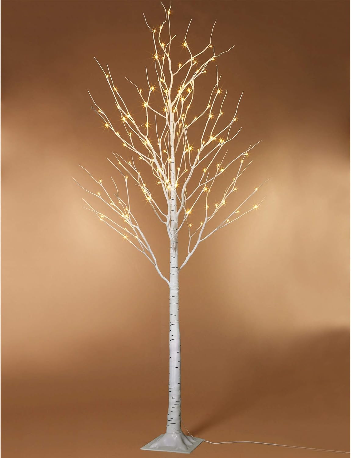 6 Feet 96 LED Lighted Birch Tree, Pack of 2 M14655