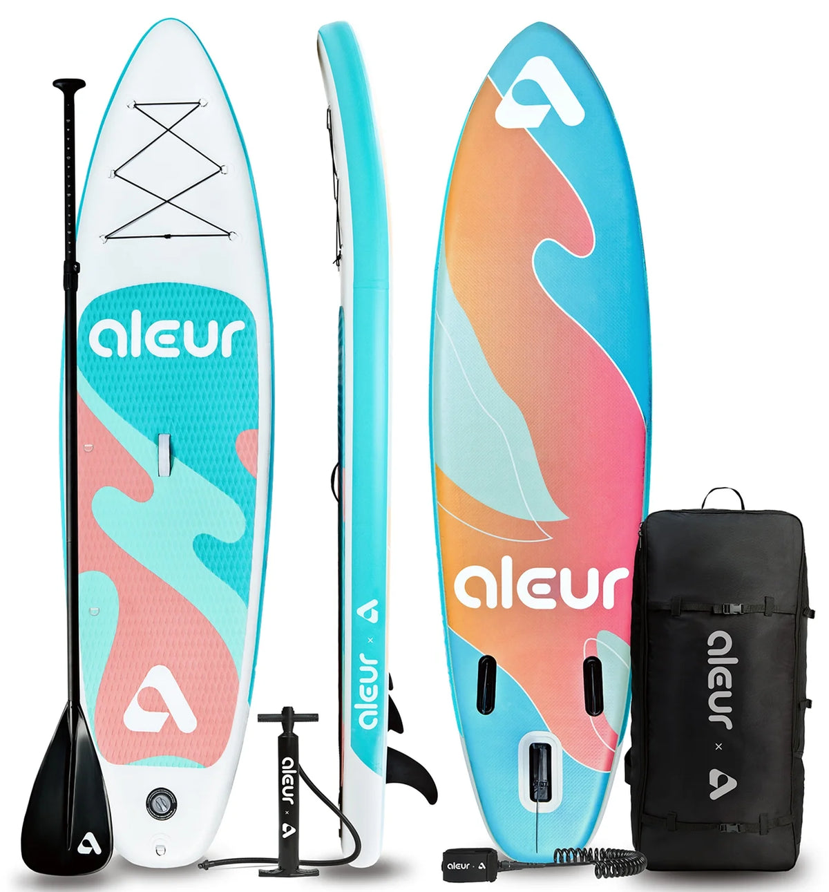 Inflatable Stand Up Paddle Board Package with Backpack, Leash, Paddle and Hand Pump G598800