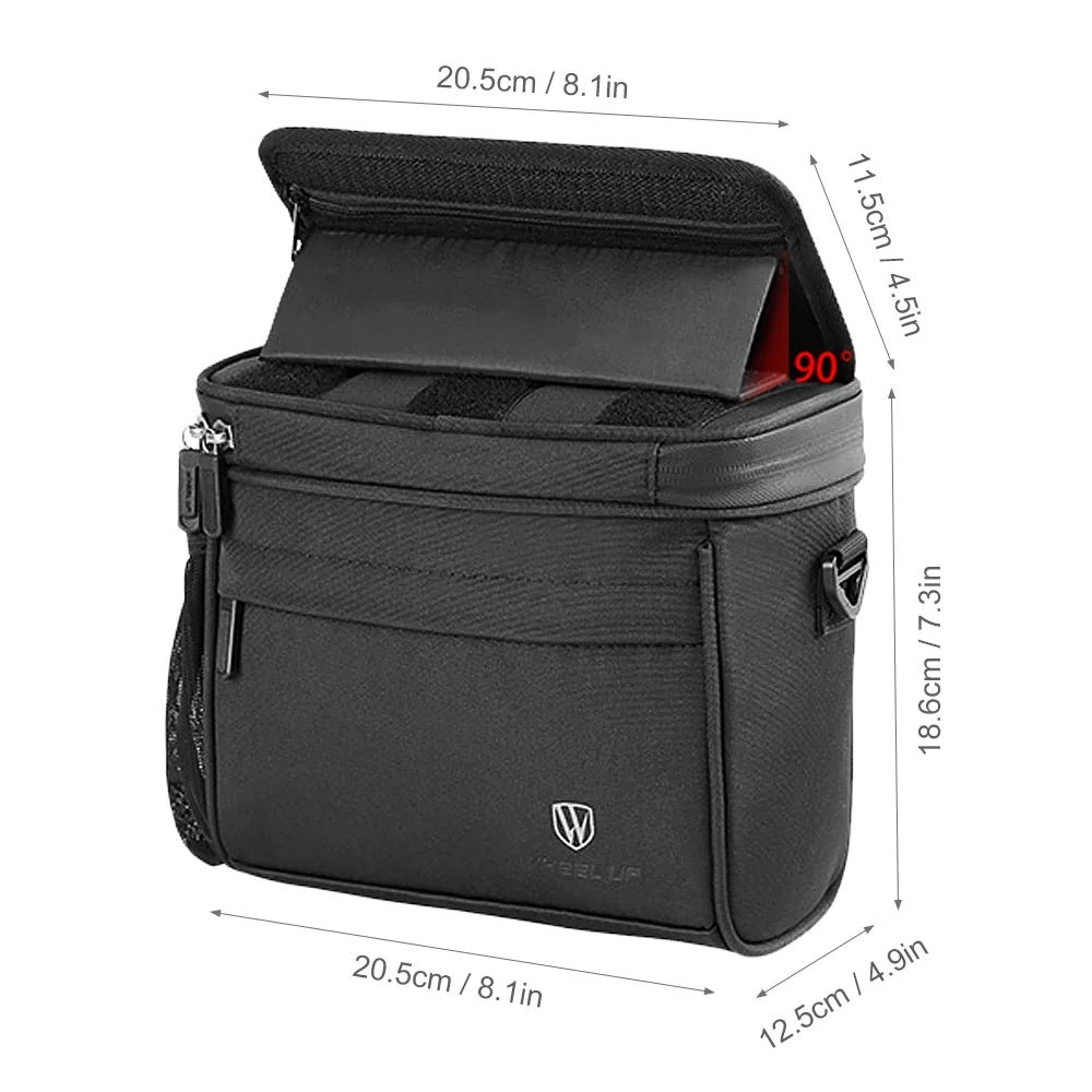 Touch Screen Bike Front Frame Bag Waterproof Phone Holder EVA Handlebar Bag B205