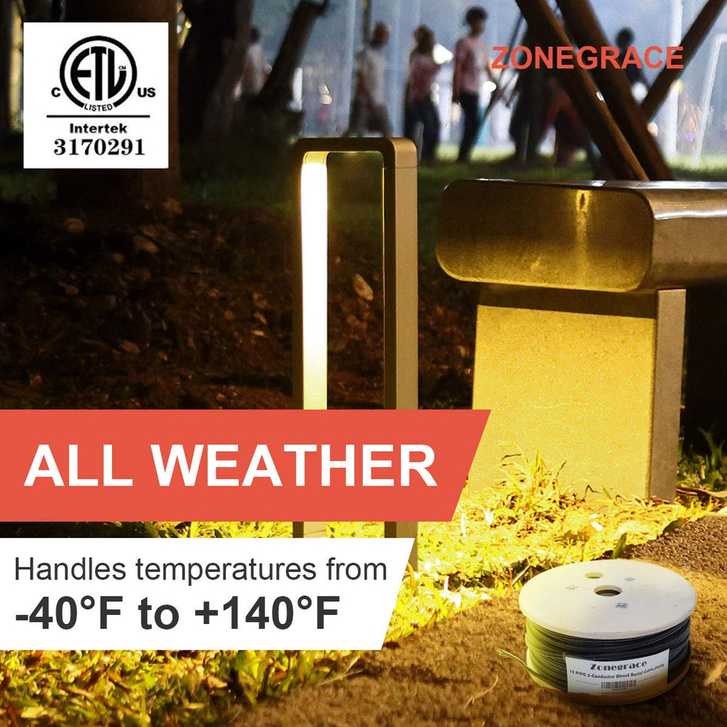 12AWG 2-Conductor Direct Burial Wire, 265ft H925125