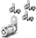 3 Pack Keyed Alike 5/8 Inch Zinc Alloy Cabinet Locks A71797