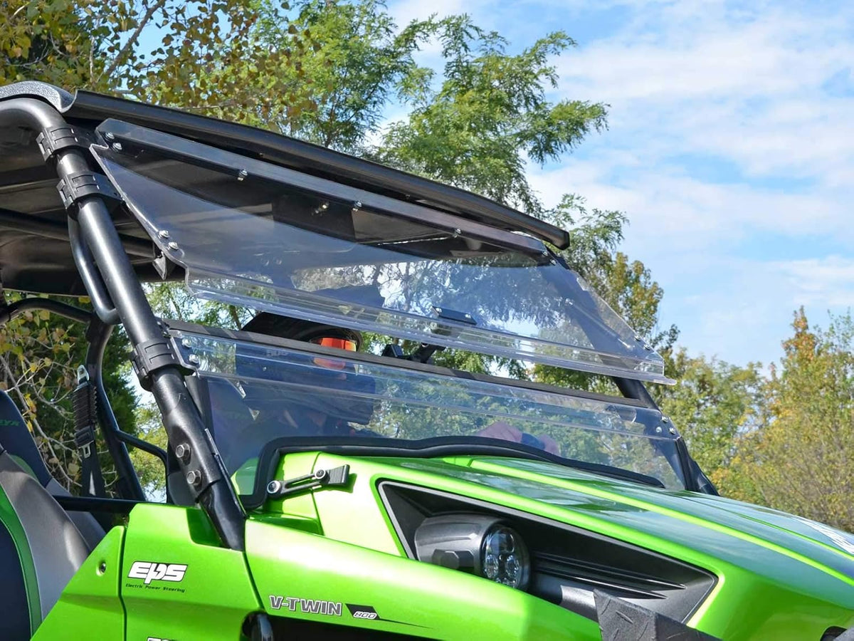 Scratch Resistant Flip Windshield for Kawasaki Teryx H221