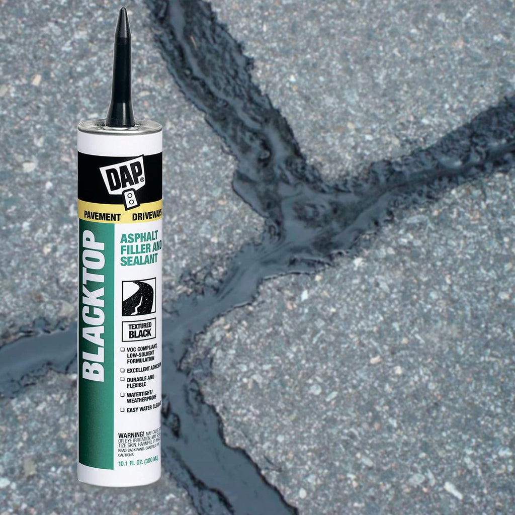 12 Pack 10.1 oz Blacktop Asphalt Filler and Sealant B934649
