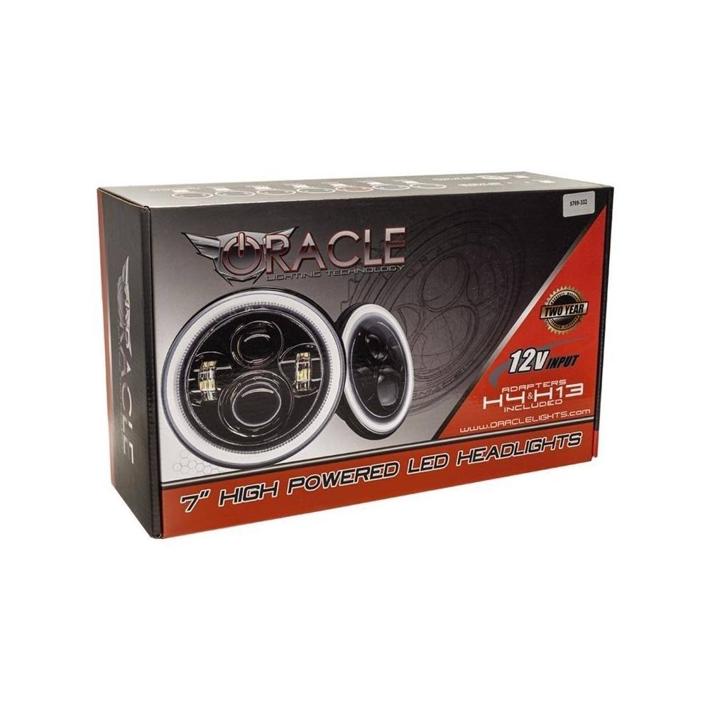 Black Bezel LED Headlights L9669