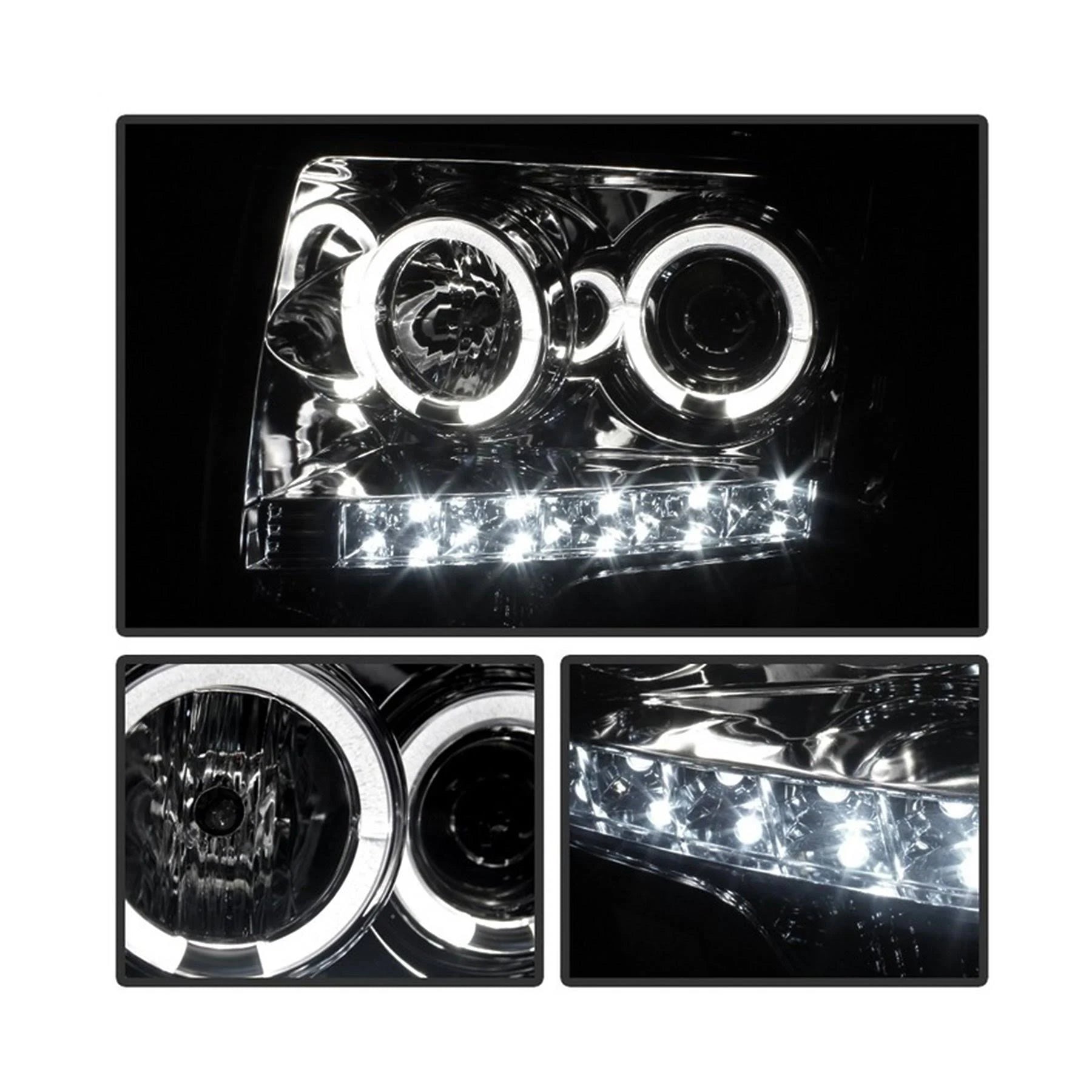 Halo LED Projector Headlights P813
