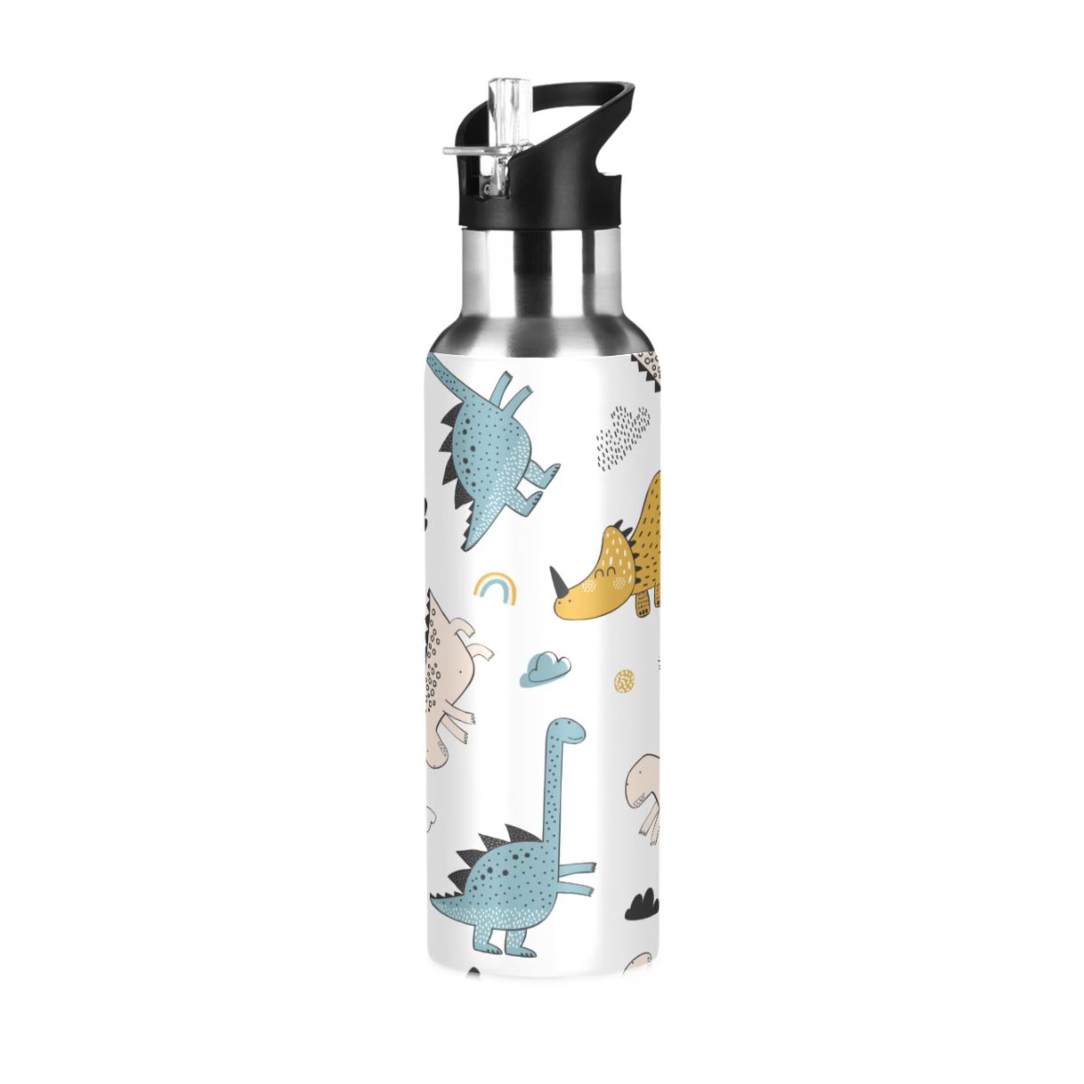Stainless Steel Insulated Water Bottle with Straw Lid L690455