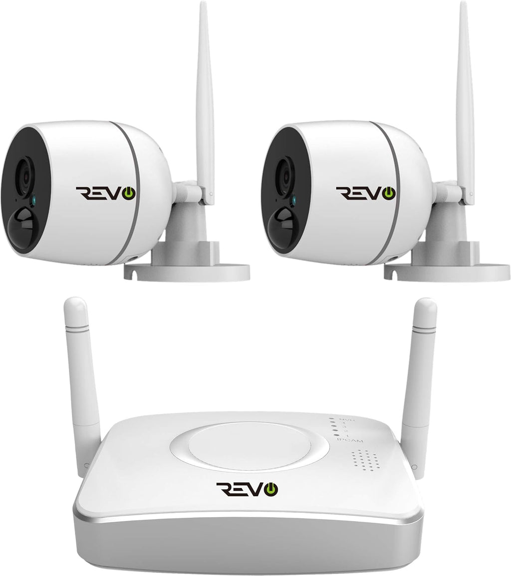 4CH Wireless NVR Security System with 1TB HDD & 4X 1080p Battery Operated Cameras with 2-Way Audio K778