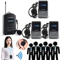 UHF Wireless Tour Guide Device 200 Channels 1 Transmitter & 3 Receivers K31524