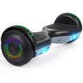 Black Two-Wheel Self Balancing Scooter with Bluetooth Speaker and LED Lights R7567