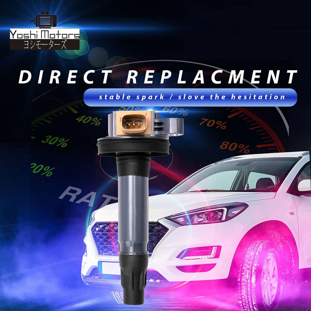 Pack of 6 Ignition Coil with 6 Iridium Spark Plug for Ford Lincoln 3.5 V6 N322452