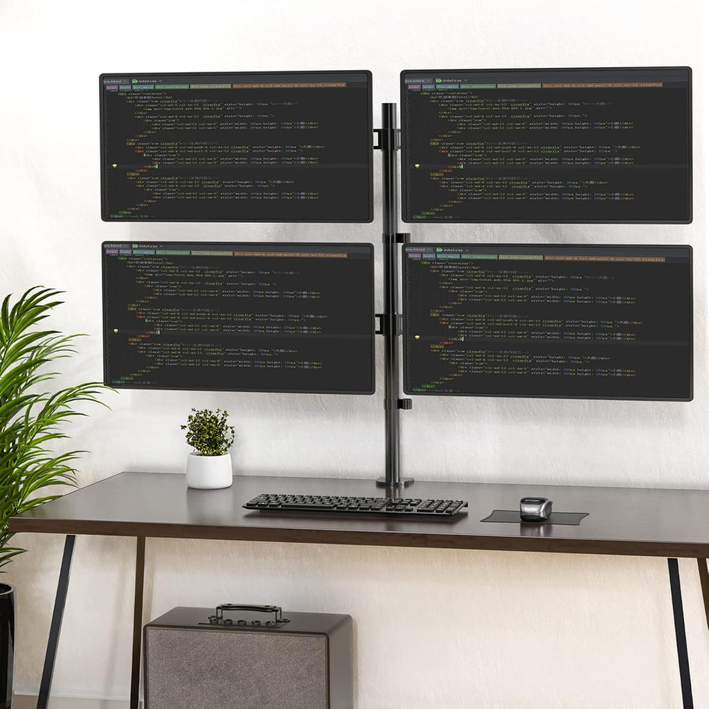 Quad Monitor Desk Mount, Black, Pack of 2 N9929