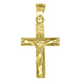 10k Gold Cross Pendant Necklace O86970